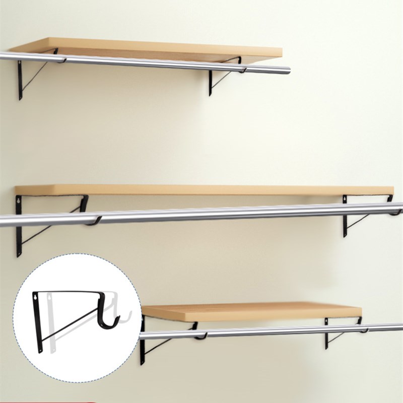 加厚重型铁艺挂钩三角支架搁x板支架托支撑架承重墙上支撑置物架