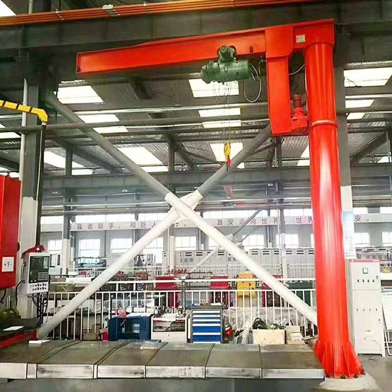 电动旋转60度单臂吊固定式墙壁吊无线遥控1吨2吨立柱式悬臂吊
