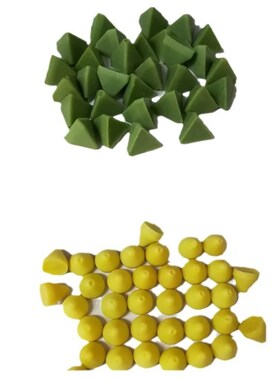 ROSLR磨料ER黄KRKF10KF10K色 RKKP15绿色振动耐磨测试磨料