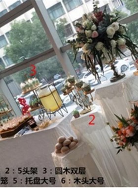 复古点心架欧式多层蛋糕架子木质蛋糕架托盘实木甜品台展示架摆件