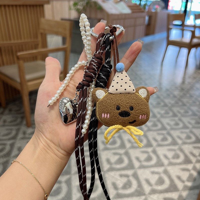 个性时尚卡通公仔系列手编绳x汽车挂件新款简约设计网红饰品包挂