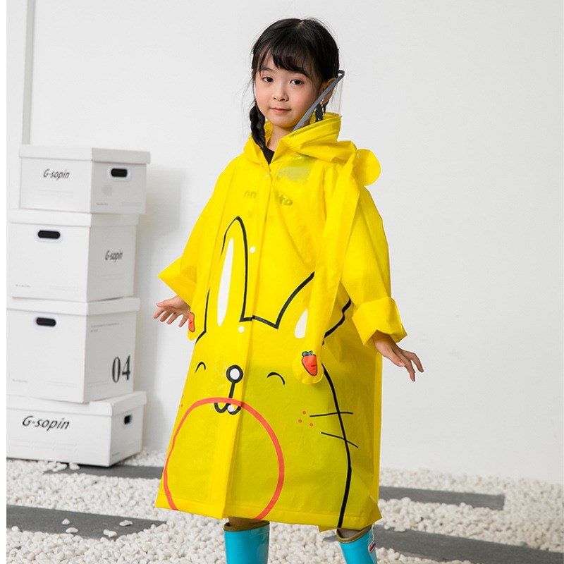 儿童雨衣女孩可爱幼o儿园连体全身长款小学生上学书包位雨披男女