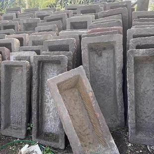 老石槽牛羊马猪食槽洗手盆庭院流水摆件户外水池鱼缸花盆造景装饰