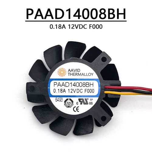 适用于AAVID PAAD14008BH 直径3.7cm 孔距3*3*2.3cm 散热风扇