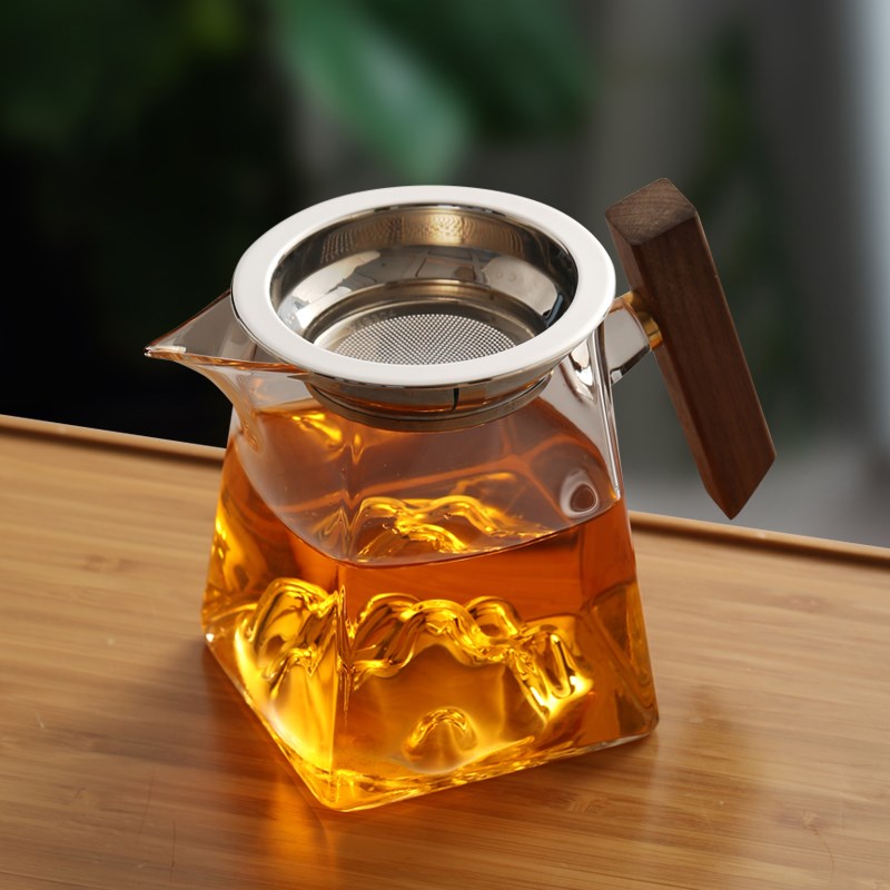 公道杯玻璃茶漏滤网一体分茶器茶具小青柑茶海Z公杯泡茶壶