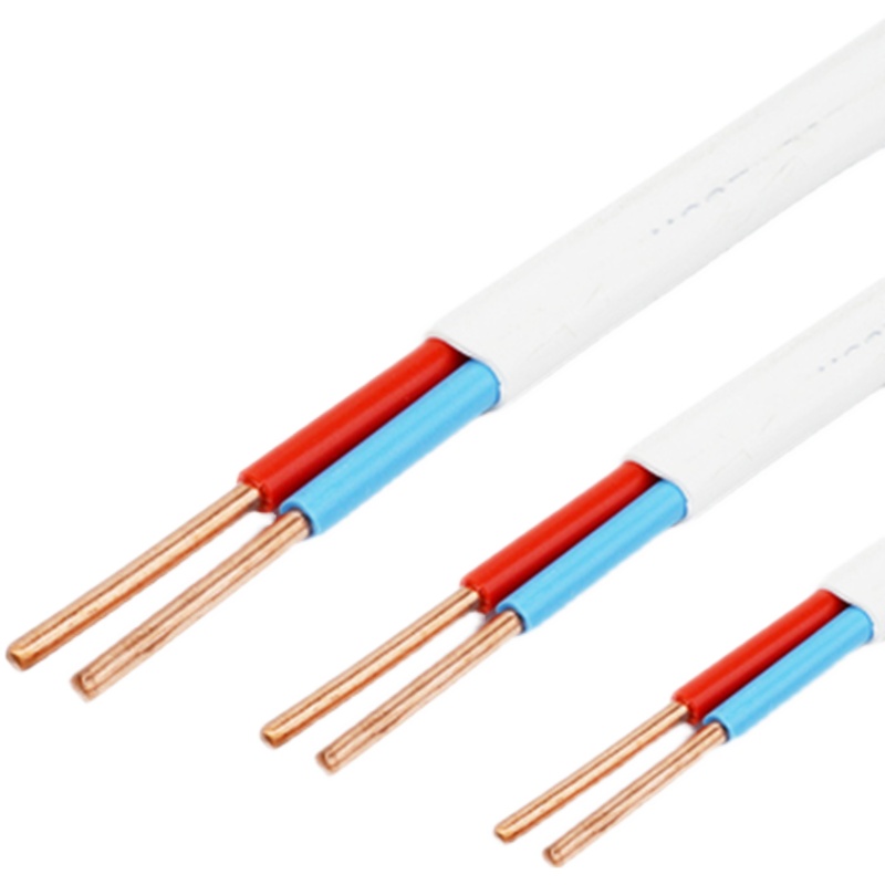 国标铜芯电线BVVB2芯3芯0.75 x1 1.5 2.5 4 6平方护套线家用硬芯