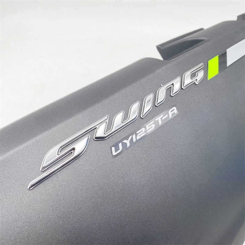 适用铃木踏板车新款UY125T-A/B侧盖车架罩尾M罩后壳外壳原装2022