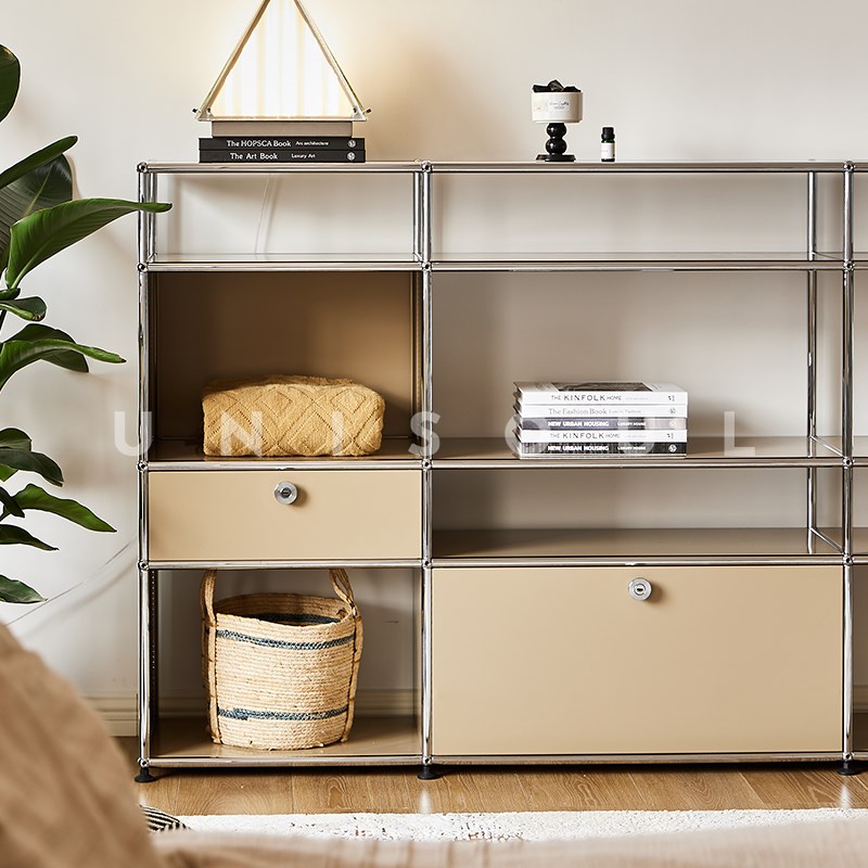 UNISOUL中古USM斗柜床尾柜复古大容量储物柜边置物柜床边柜模块柜