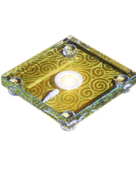 水晶灯光底座插电七彩变色幻彩加高摆件桌面摆放文昌塔舍利塔底座