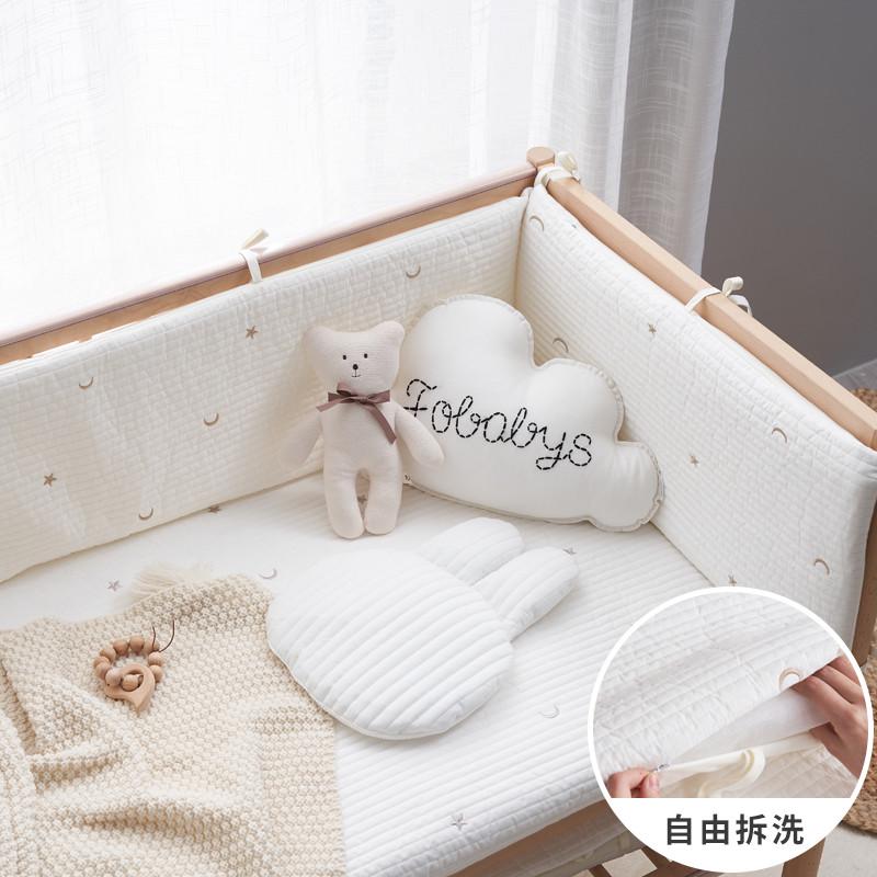弗贝思婴儿床床围防撞软包宝宝拼接床条儿童护边围栏可定制