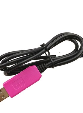 粉红色 6Pin PL2303HXD USB转TTL/RS232 支持WIN/7/8