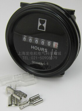 柴油发电机组记圆形计时器记数器时间表12V24V挖掘机装载机工程车