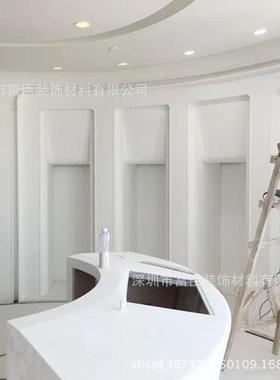 亚克力人造石加工纯亚克力异形贴墙贴面造石装修定制加工