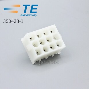 350433 1泰科TE安普AMP板端接插件电梯PCB电路转接板12针6.35间距