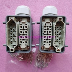 DEMAG德马格注塑机插头座HD 25D连接器50P芯针海天 025机械手HAN