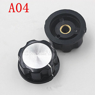 WH118 WX050等 胶木旋钮 铜芯 电位器旋钮 帽子 内孔6mm A04