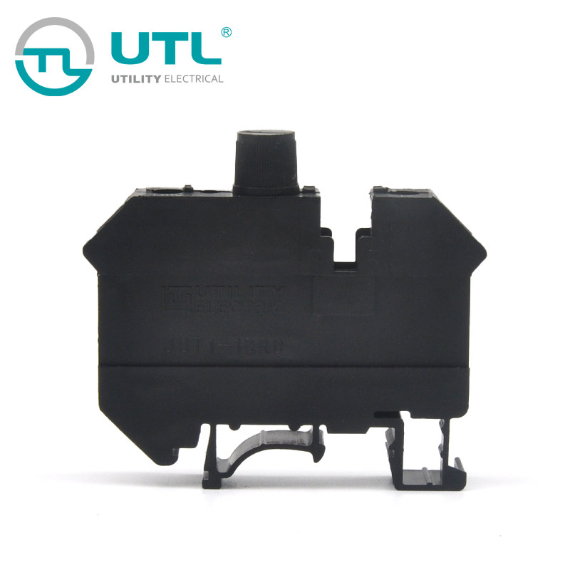 UTL尤提乐JUT1-10RD螺帽式保险丝式接线端子 接线板 接线端子排