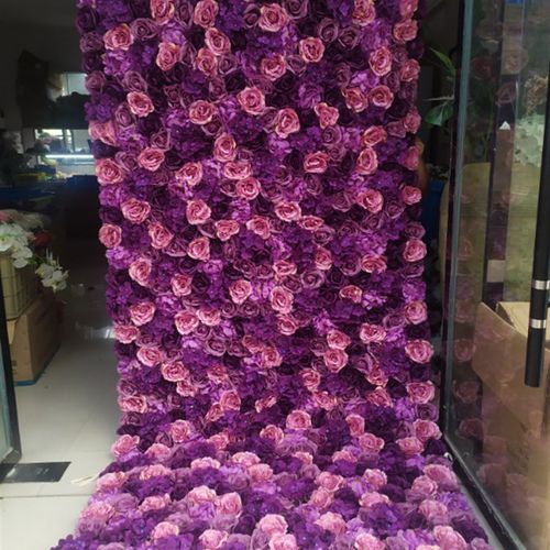 仿真花墙背景墙形象网红装饰假花拱门婚礼玫瑰花室内婚庆植物墙