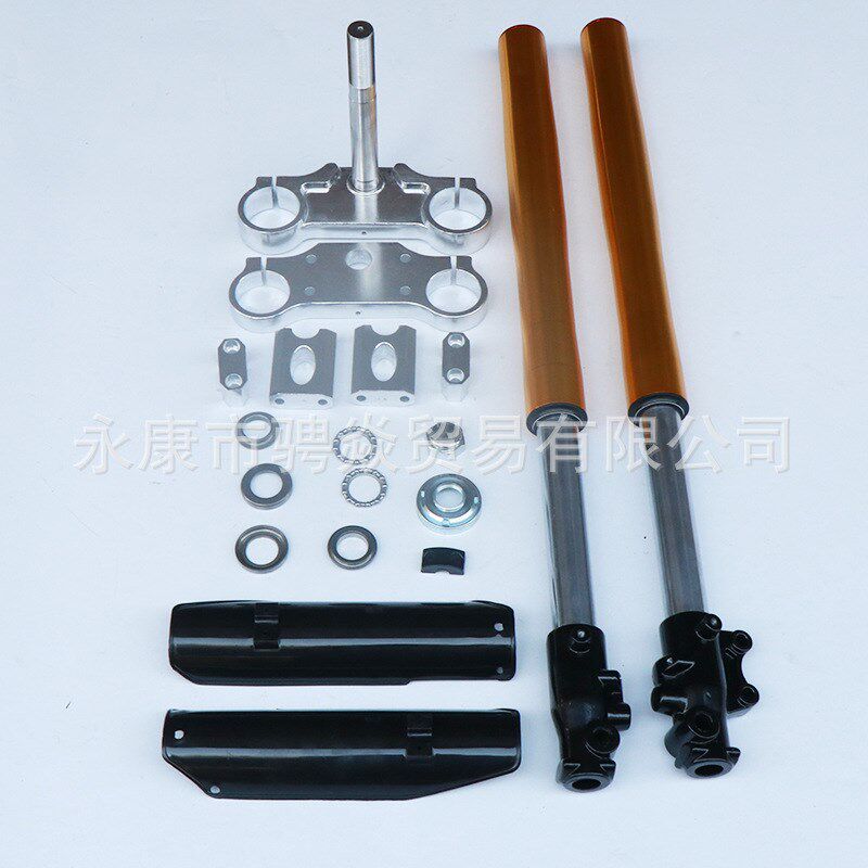 125CC小高赛越野车减震710 735 800MM倒置前减震器带方向器前叉