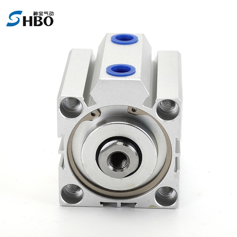 数控车床陶瓷夹紧薄型气缸SDA100x5-15*20/25/30/40/50/75/100BS