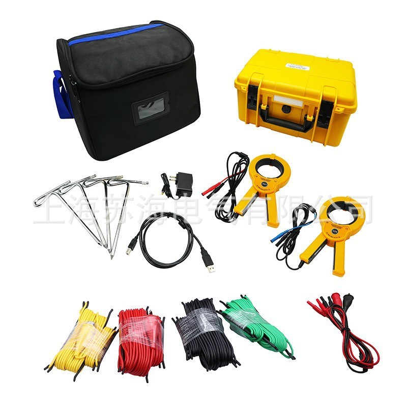 铱泰ETCR3200C双钳接地电阻测试仪防雷土壤率电流电压表精密四线