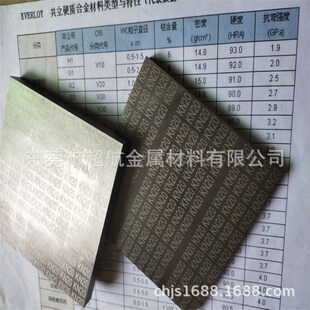 M10 M007V M70 KN20 NA30 M011V无磁硬质合金NA20无磁性钨钢板M45