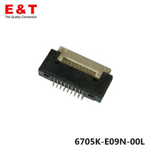 9P翻盖下接FPC Entery恩得利6705K 0.5 00L原装 FFC插座现货 E09N