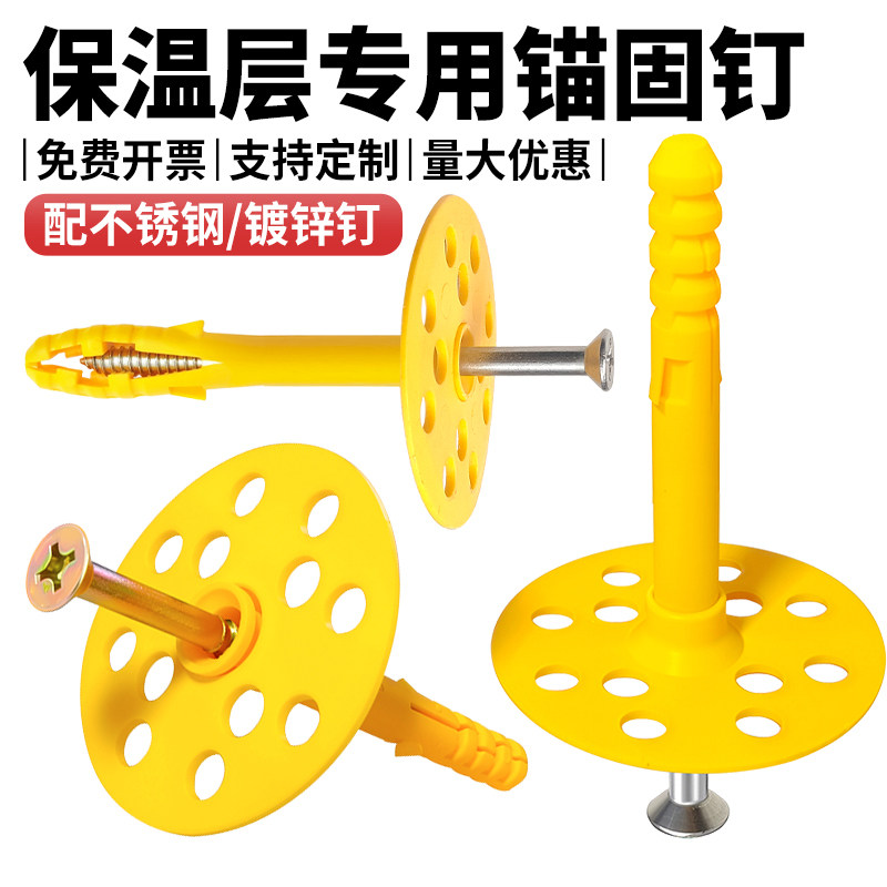 内外墙保温钉保温墙专用锚固胀钉