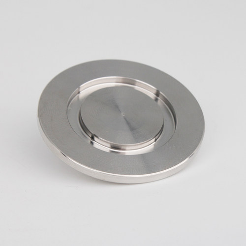 304不锈钢快装盲板真空快开法兰闷板卡盘快接堵片KF16 KF25 KF40