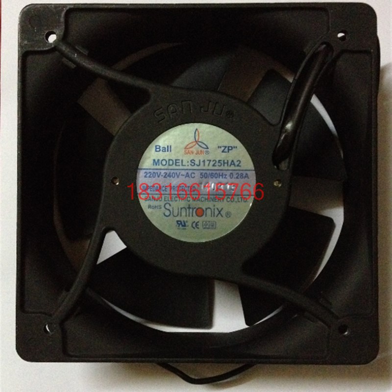 原装正品台湾三巨SAN JUN轴流式风机SJ1725HA2机柜主机壳散热风扇