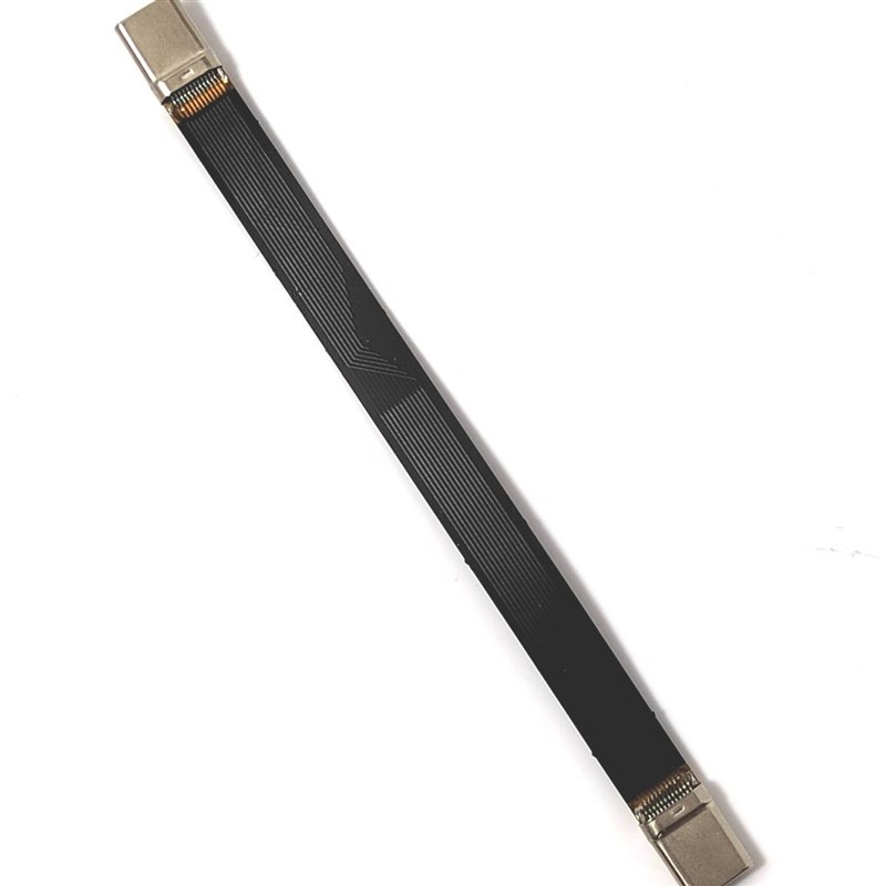 TYPE C24Pin没包胶 全通款无人机专用FPC软排线 总长度132mm