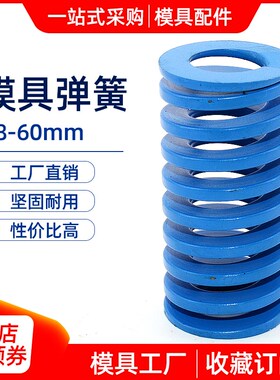 SWL蓝弹簧模具TL蓝色弹黄压缩扁弹簧短矩形轻型弹簧8 10 12 14 16