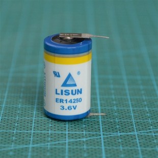 er14250 究其科技 1200mAh锂电池 3.6V 带焊接接头 3D打印机配件