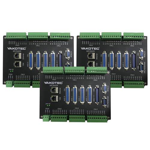 研控MCN421/MCN420以太网控制器4/8轴脉冲式4MHz步进伺服电机通用