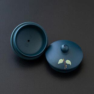 一个的价格宜兴紫砂黄蓝降坡朱红绿泥茶壶盖子配件可选西施石新品