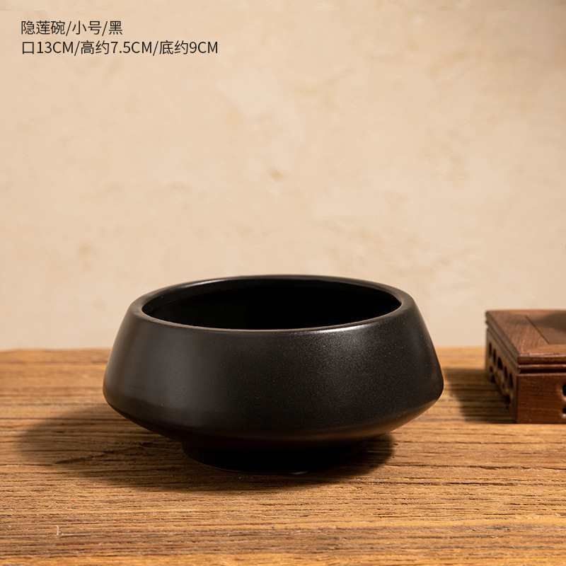 剑山插花器中式陶瓷黑白花瓶插花艺干花高脚瓷器家居客厅桌面摆件,特色手工艺,其他特色工艺品,淘宝优惠券,粉丝福利购,淘宝优惠卷