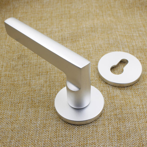 门锁室内卧室通用型房间实木门锁现代家用白色简约静音门锁具套装