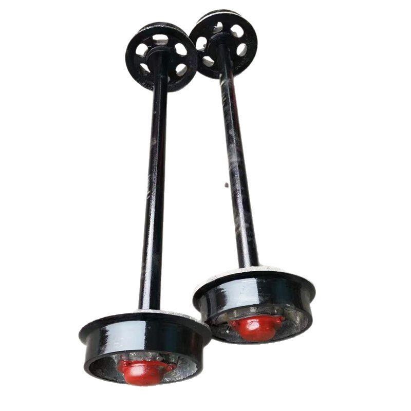 矿用矿车轮对 矿车单边轨道轮实心铸钢直径300矿车轮厂家供应