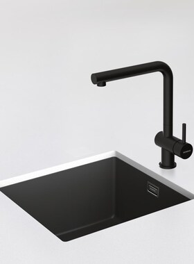 德国Schock硕科厨房黑色花岗岩抽拉龙头可旋转陶芯Epos 540127