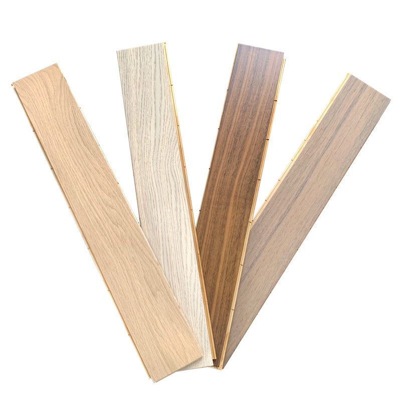 天然原木新三层橡木人字拼黑胡桃鱼骨拼多层实木复合地热锁扣地板