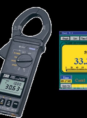 TES-3064台湾泰士钳形表TES3064交直流功率钩表