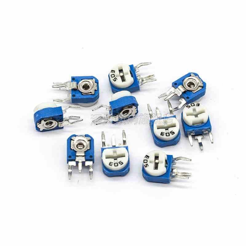 立式RM063蓝白可调电阻10K/1K/2K1M/200R/100欧/102/103/2Y03/104