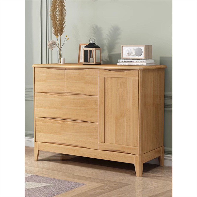 实木斗柜储物柜斗橱客厅靠墙收纳柜简约卧室柜子小户型抽屉木质柜