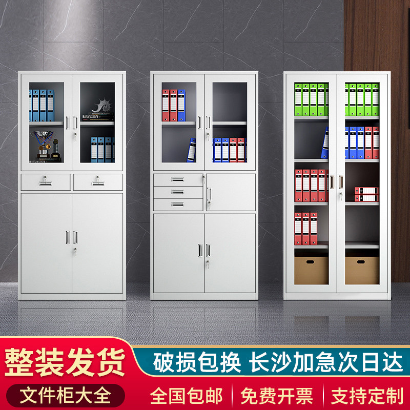 湖南省长沙市办公文件柜铁皮柜带锁财务凭证档案资料储物柜更衣柜