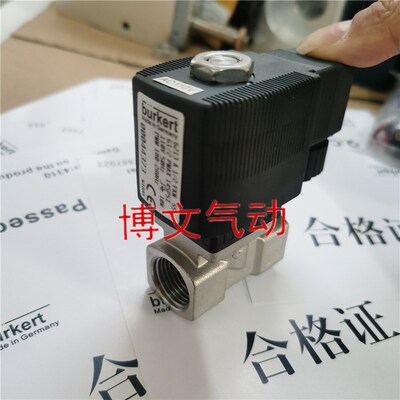 不锈钢宝德BURKERT 6213EV G1/2 24V 220V电磁阀4分DN15