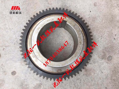 沈阳机床CW6163B CW6180B主轴箱大齿轮Z64齿 M4.5原厂正品磨齿