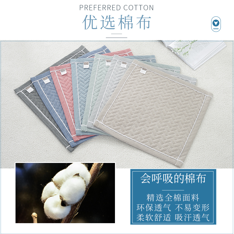 坐垫四季通用布艺薄款凳子垫座垫简约现代垫子地家用防滑餐桌椅垫