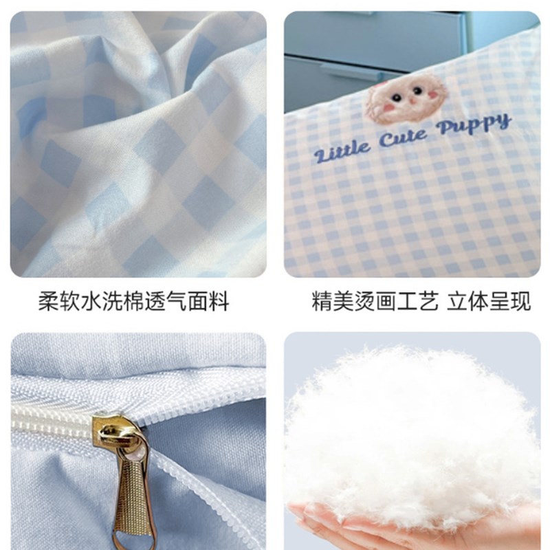 水洗棉睡觉长条夹腿抱枕男生新款床上侧睡靠枕头男可拆洗