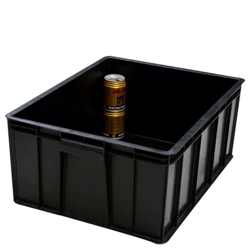 海斯迪克gnjz-140防静电周转箱电子元件盒物料盒黑色塑料收纳箱25
