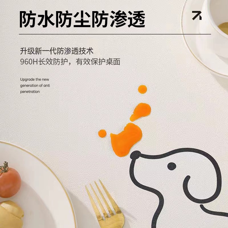 黑色塔罗牌桌布长方形星座运势推牌塔罗桌垫防水可擦免洗pvc桌布